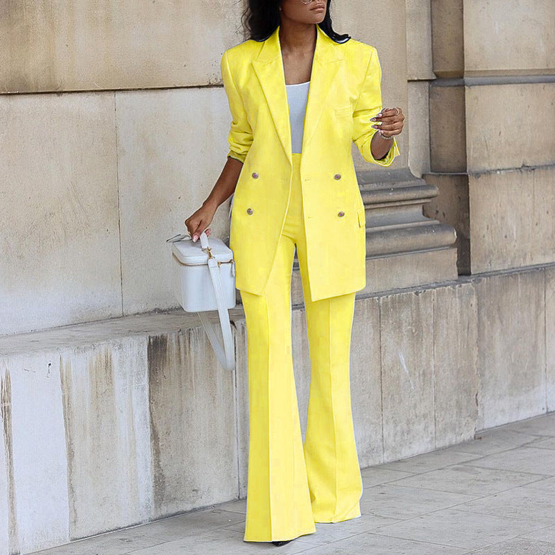 Ensemble blazer femme élégant deux pièces