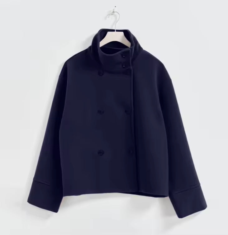 Manteau court femme élégant chaud