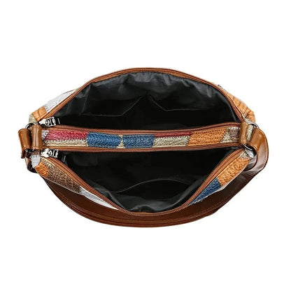 Sac patchwork élégant femme tendance