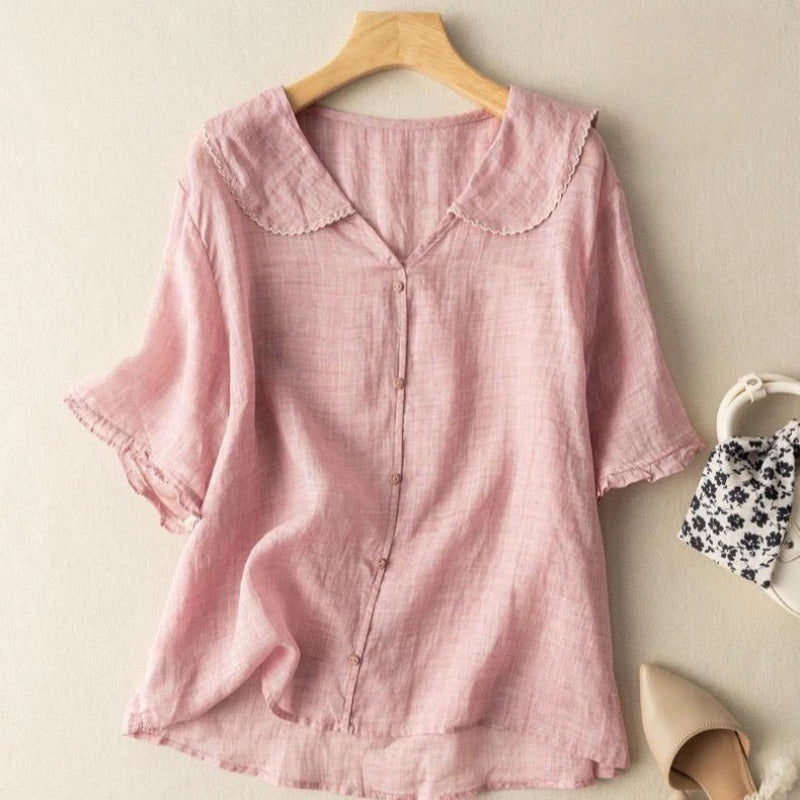 Blouse lin femme élégante Adele