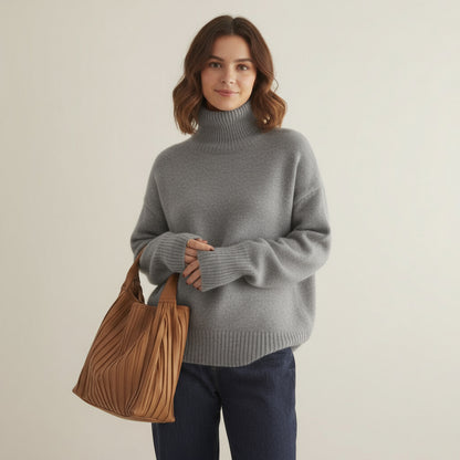 Pull Col Roulé Femme