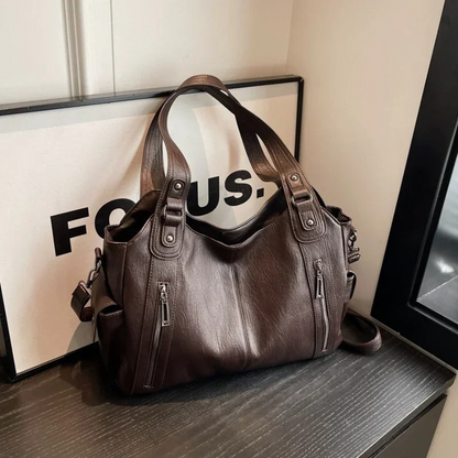 Sac à main rétro texturé femme