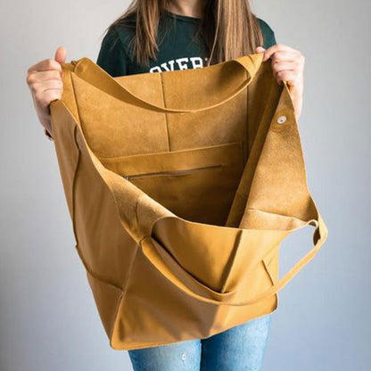 Sac cabas vintage oversize femme