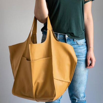 Sac cabas vintage oversize femme