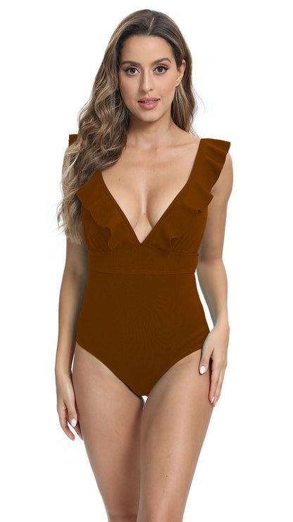 Maillot de bain une pièce femme bohème séchage rapide