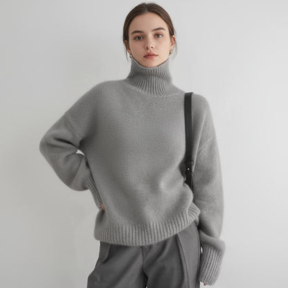 Pull Col Roulé Femme