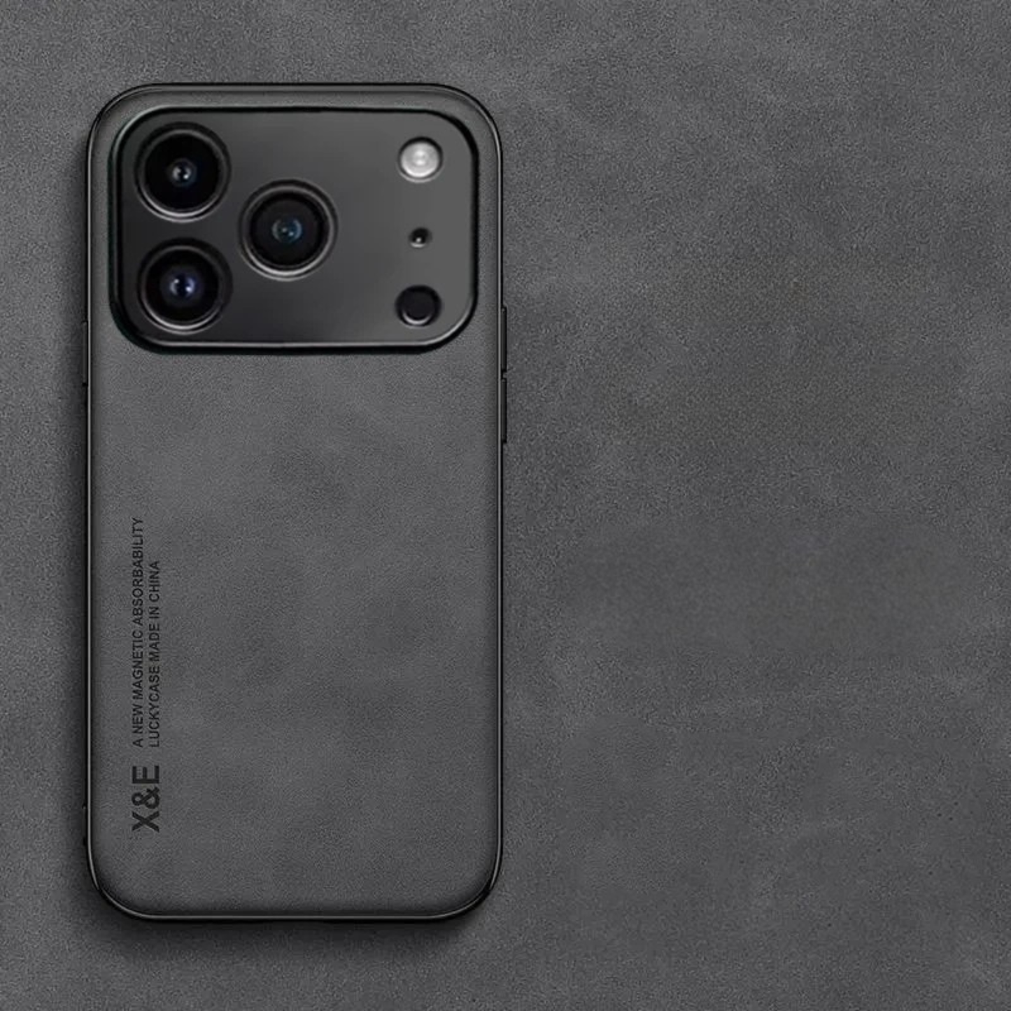 Coque iPhone suède premium antirayures