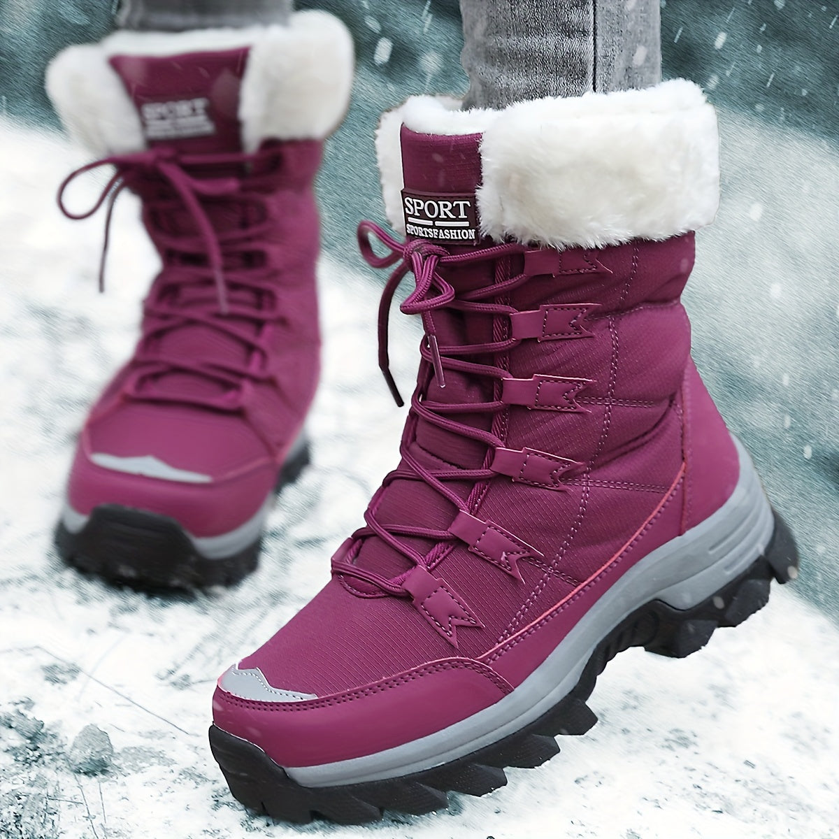 Bottes d'Hiver Femme Chaudes | Imperméables & Isolantes