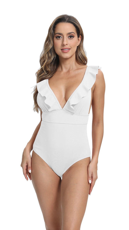 Maillot de bain une pièce femme bohème séchage rapide