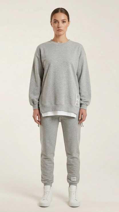 Ensemble détente femme sweat oversize jogging