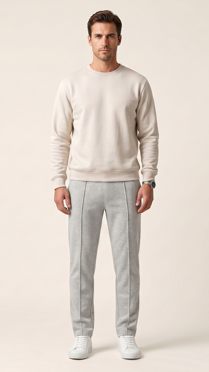 Pantalon jogging homme coupe slim à cordon