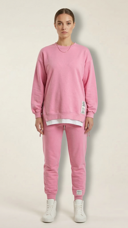 Ensemble détente femme sweat oversize jogging