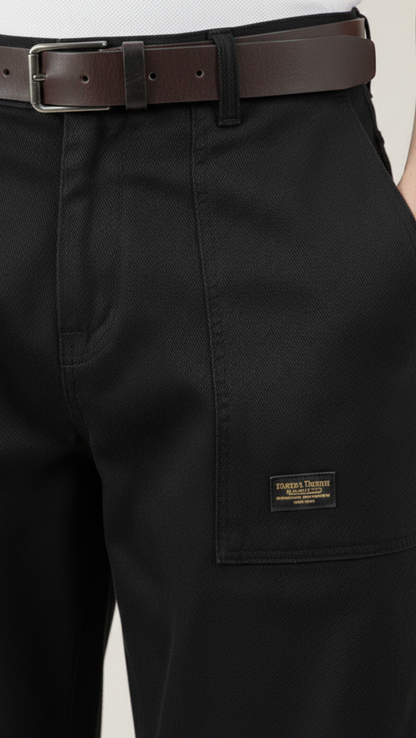 Pantalon cargo homme délavé vintage