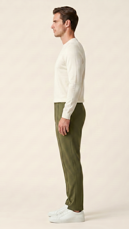 Pantalon jogging homme coupe slim à cordon