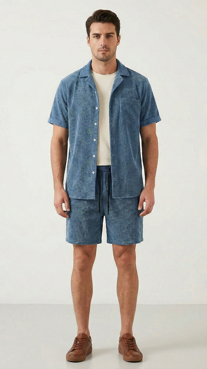 Ensemble homme t-shirt short été