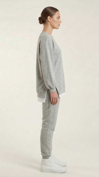 Ensemble détente femme sweat oversize jogging