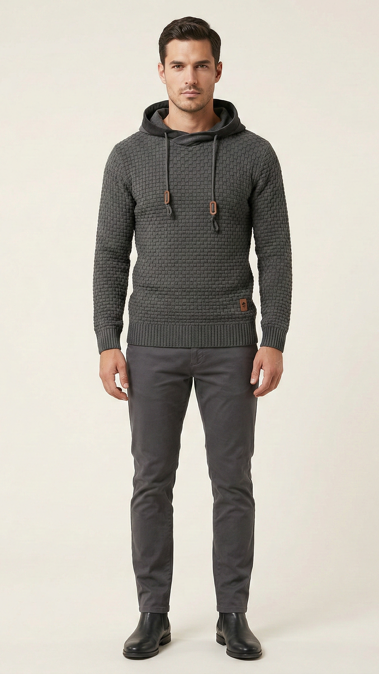 Sweat à capuche homme à enfiler