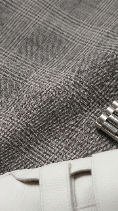 Pantalon chino homme à carreaux