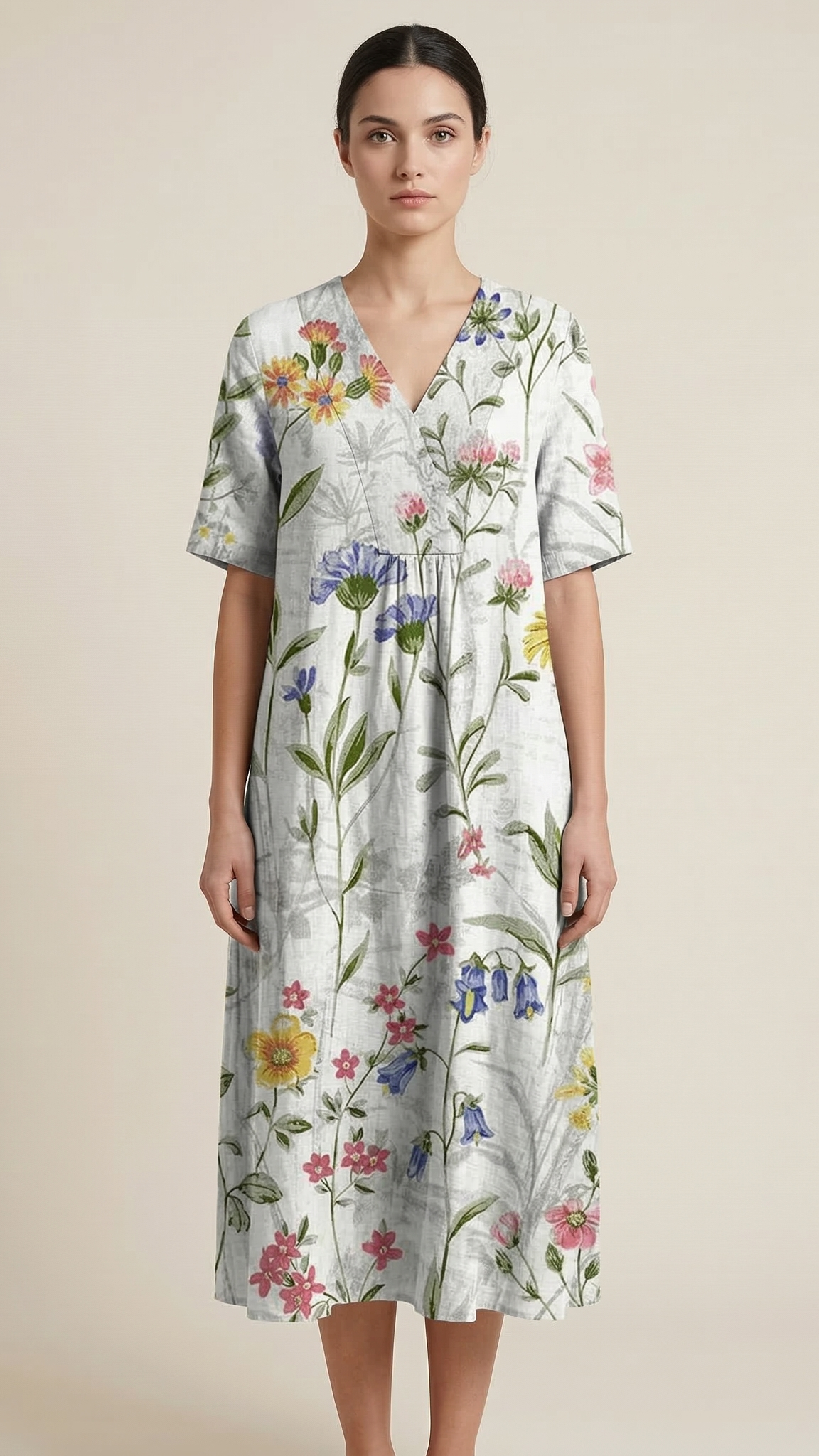 Robe d’été femme fleurie