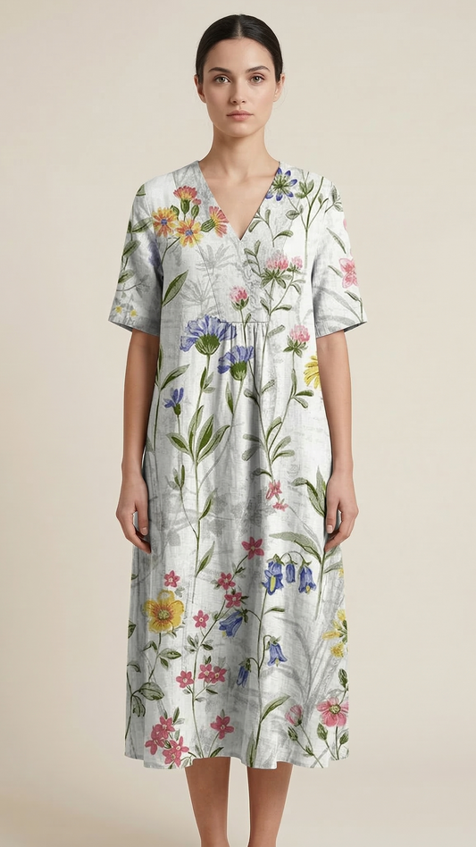 Robe d’été femme fleurie