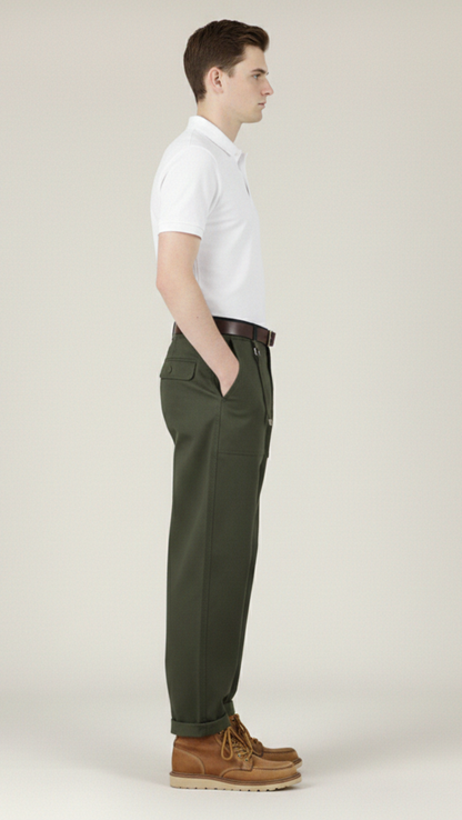 Pantalon cargo homme délavé vintage