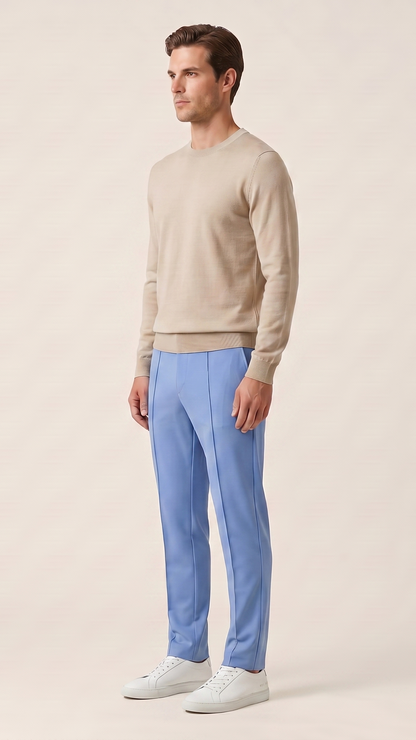 Pantalon jogging homme coupe slim à cordon