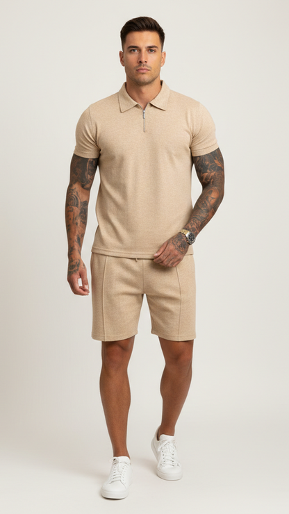 Ensemble polo court homme 2 pièces