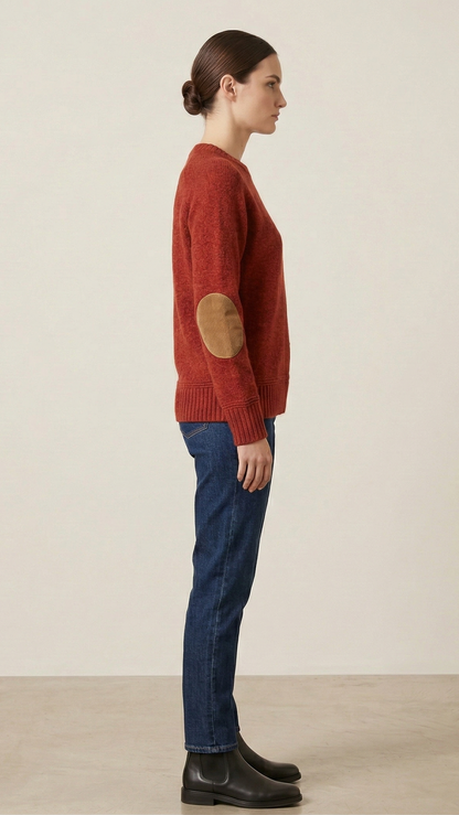 Pull motif alpin chaud