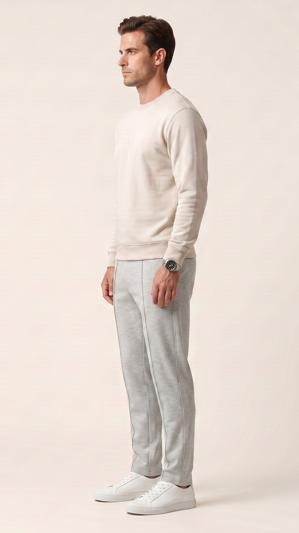 Pantalon jogging homme coupe slim à cordon
