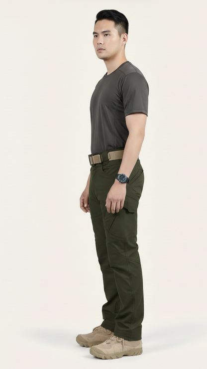 Pantalon cargo tactique homme déperlant