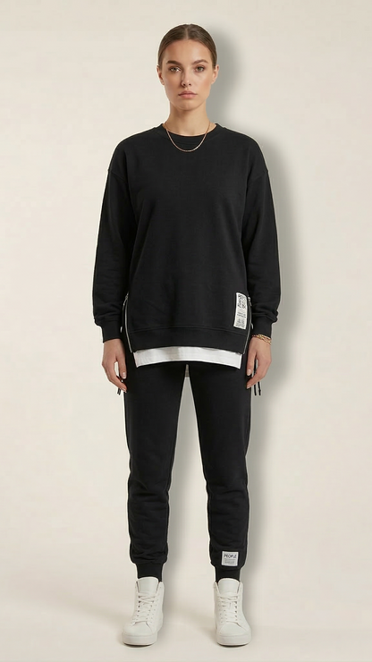 Ensemble détente femme sweat oversize jogging