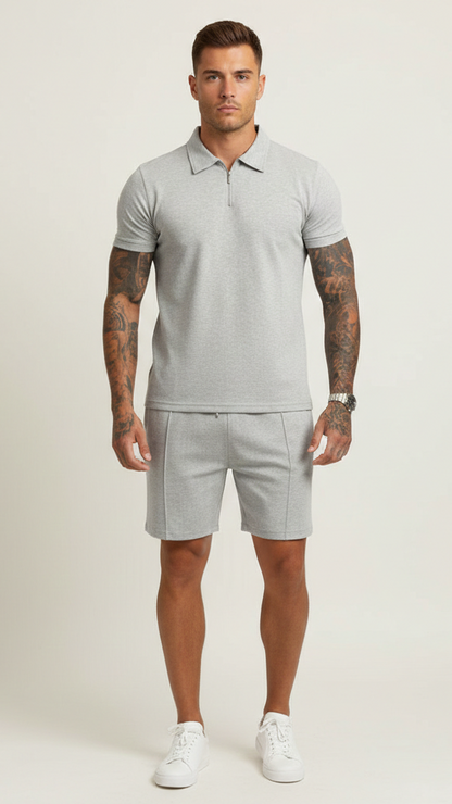 Ensemble polo court homme 2 pièces