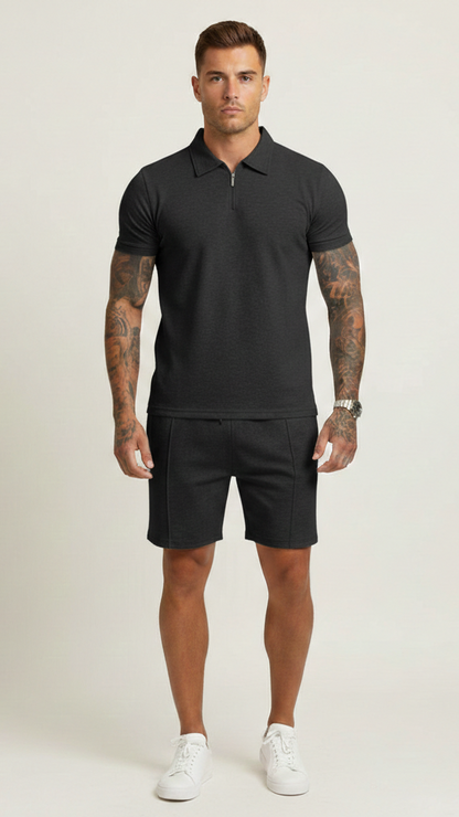 Ensemble polo court homme 2 pièces