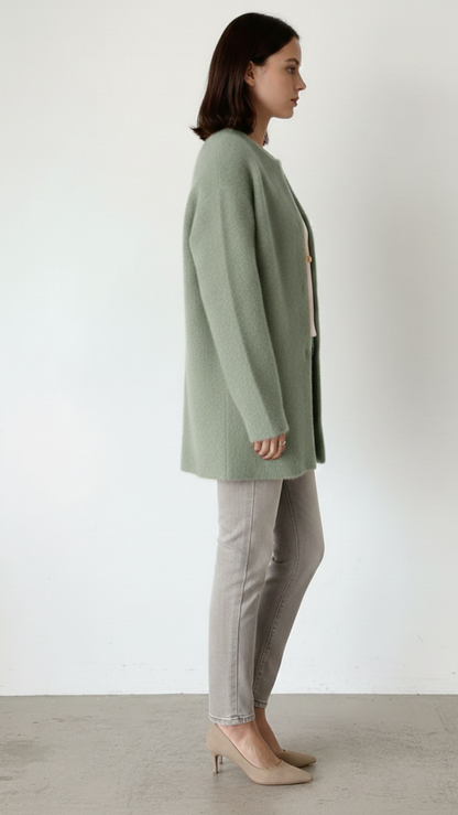 Cardigan femme long avec poches