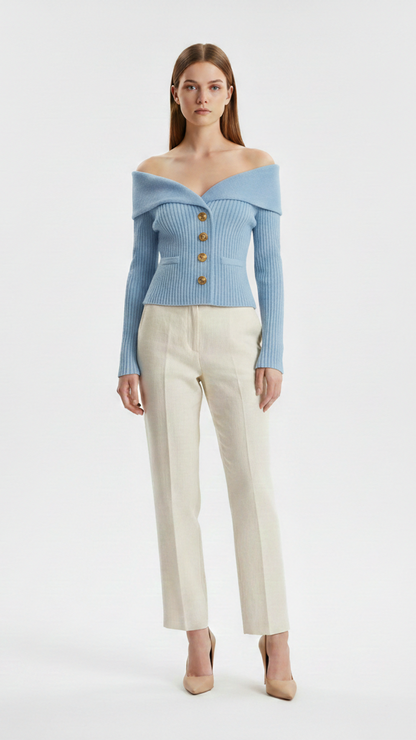 Gilet cardigan femme maille chaude