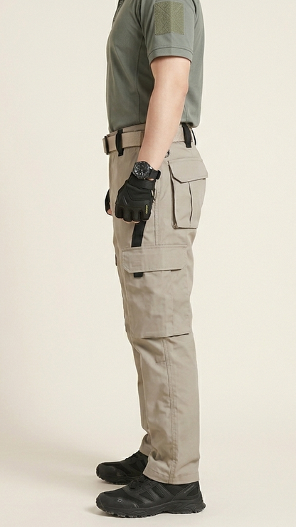 Pantalon cargo de travail homme déperlant