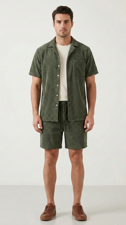 Ensemble homme t-shirt short été