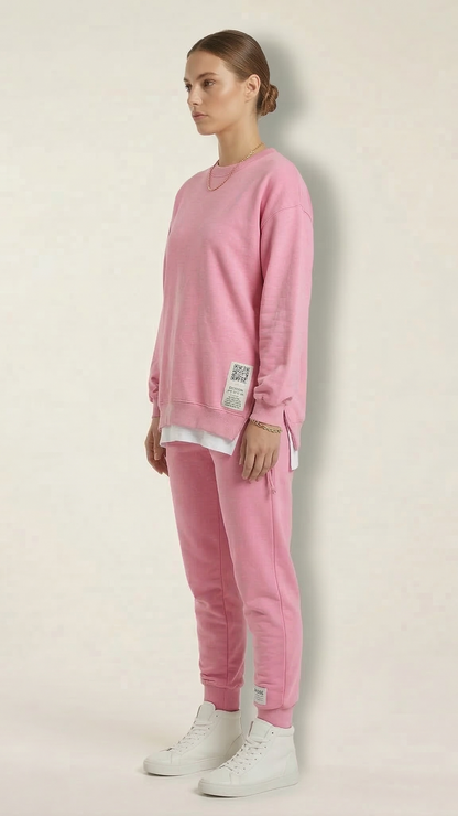 Ensemble détente femme sweat oversize jogging