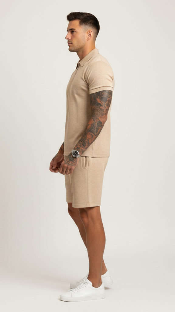 Ensemble polo court homme 2 pièces