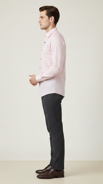Chemise entreprise homme sans repassage stretch