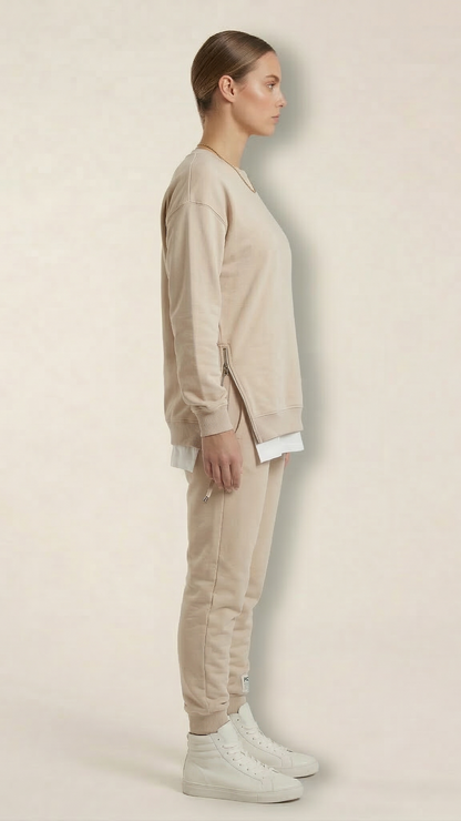 Ensemble détente femme sweat oversize jogging