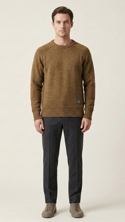 Pull motif alpin chaud