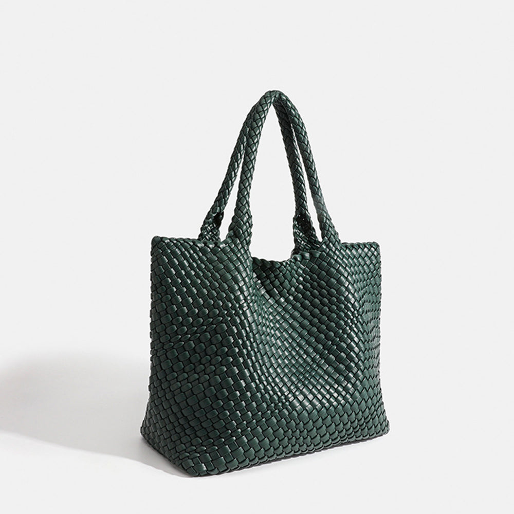 Sac cabas femme tissé luxe