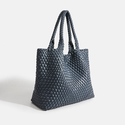 Sac cabas femme tissé luxe
