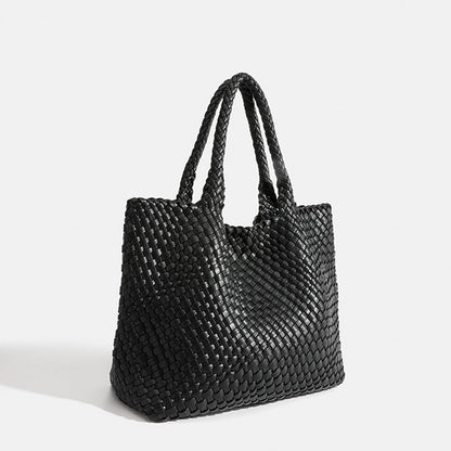 Sac cabas femme tissé luxe