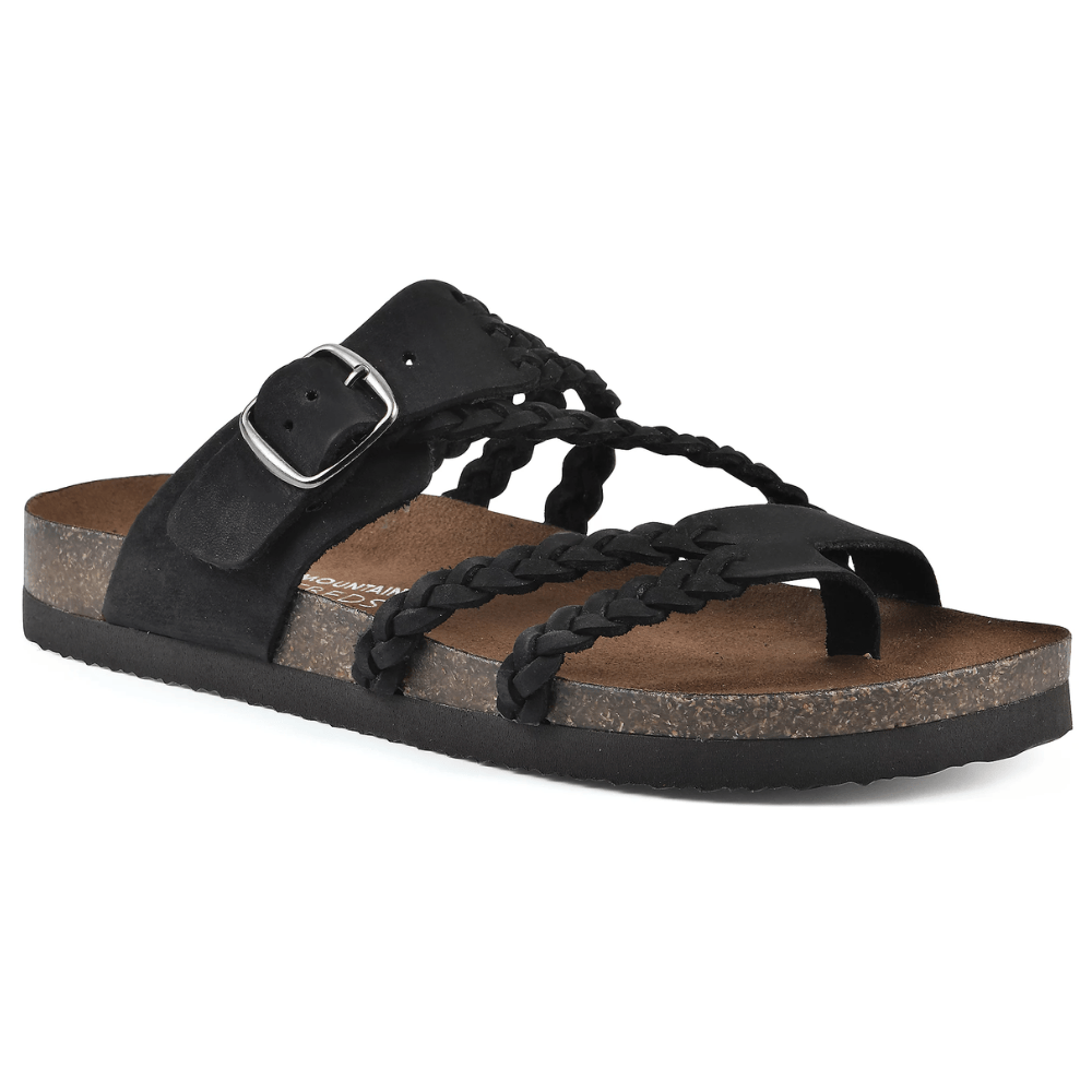Sandales Femme à Semelle Liège | Brides Tressées