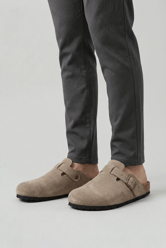 Sabots Homme à Enfiler Bout Rond | Boucle Réglable