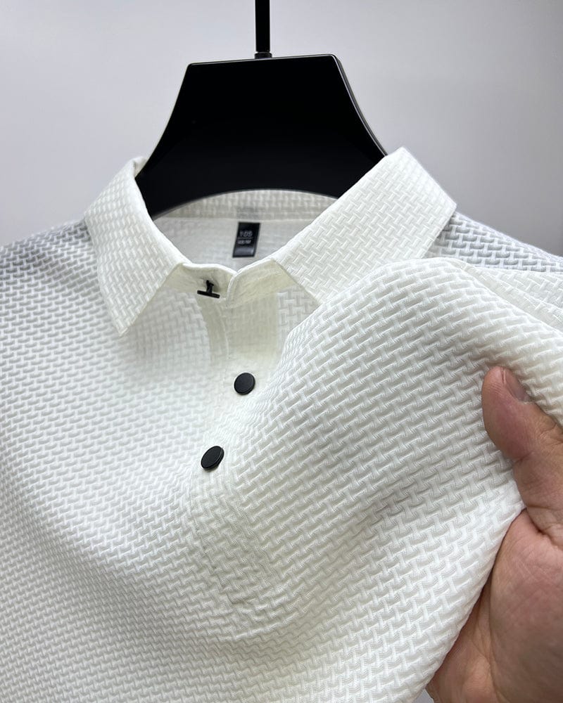 Polo élégant homme léopard