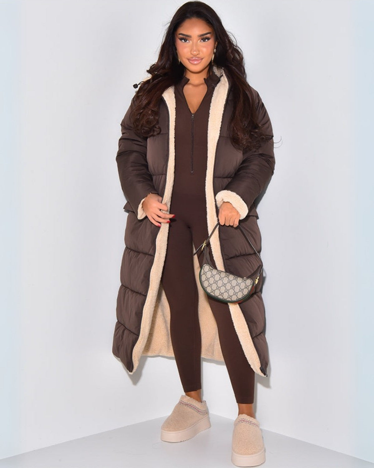 Manteau d'Hiver Femme Réversible | Design Double Face
