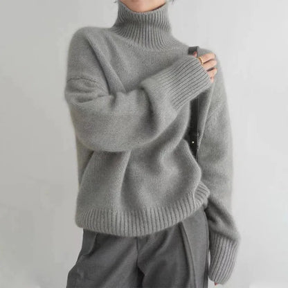 Pull Col Roulé Femme